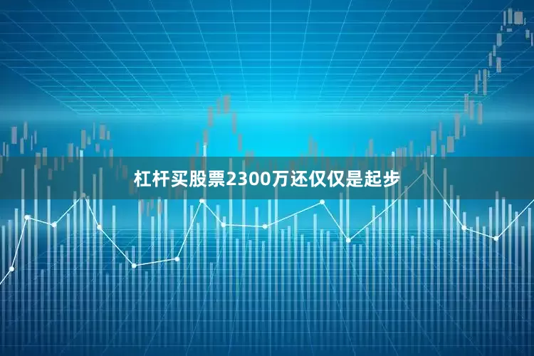 杠杆买股票2300万还仅仅是起步